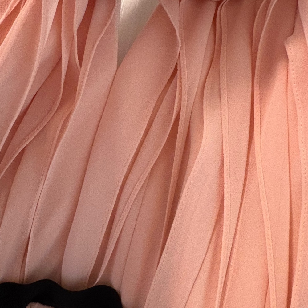 BCBGMaxAzria Coral Backless Dress with Black Accents - Picture 5 of 7